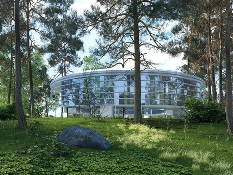 Museum of Modern Nature in the Forest