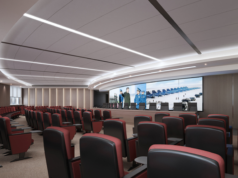 Modern lecture hall conference room