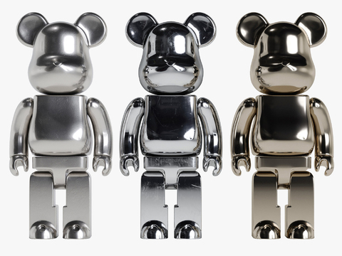 Modern Bearbrick Trendy Teddy Bear