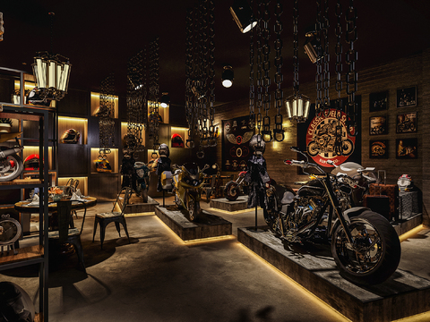 Modern Motorcycle Motorcycle Club Bar