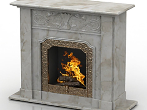 Jane European marble metal carved fireplace free