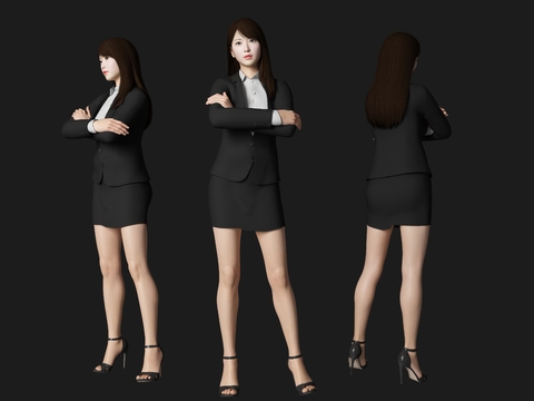 Secretary beauty character