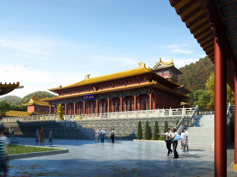 Chinese ancient temple