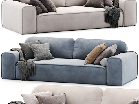 FLEXFORM fabric sofa double sofa