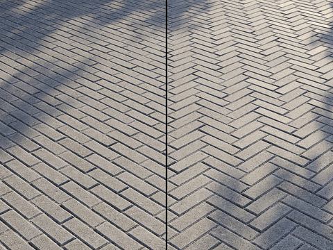 Outdoor stone pavement