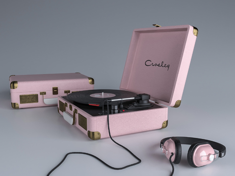 Modern Retro Suitcase Record Player