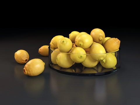 Modern fruit lemon