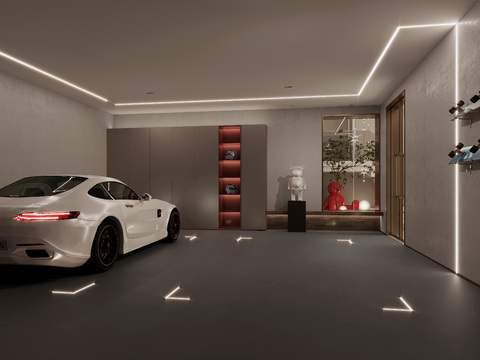 Modern Villa Garage