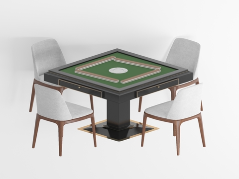 Modern Mahjong Table and Chair Free