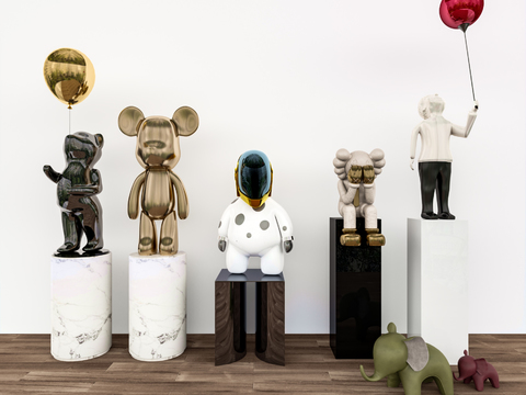 Modern Kaws Art Toy Sculpture