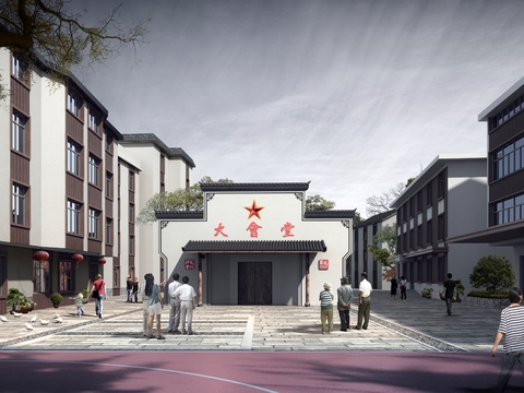 chinese auditorium psd