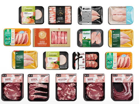 modern meat fresh food packaging box