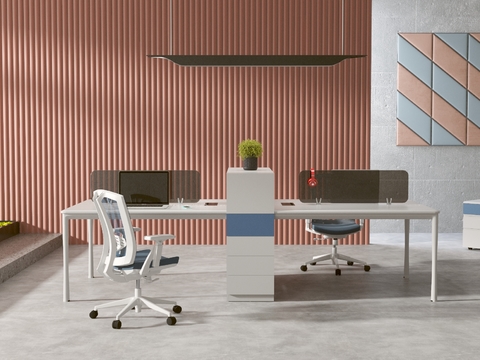 Modern Card Office Desk and Chair