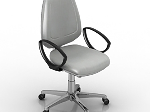 Modern Minimalist Leather Stainless Steel Office Chair Free