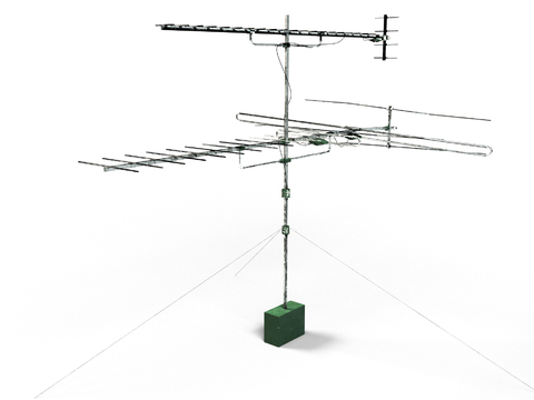 Modern antenna pole free