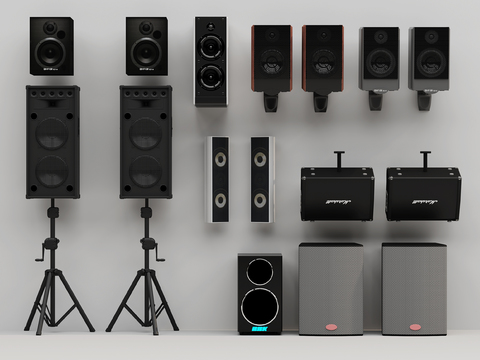 Wall-mounted speaker sound