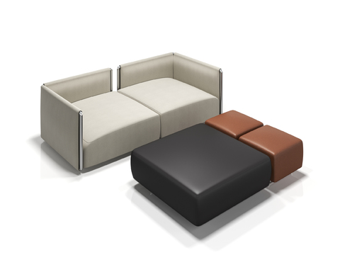 Modern office sofa pedal