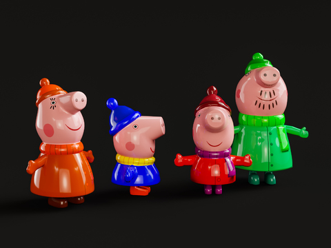 Modern Piggy Page Toys