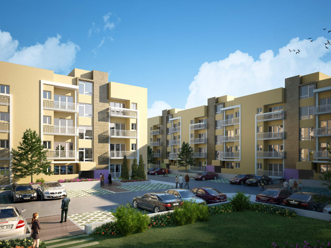 Appearance of residential buildings psd