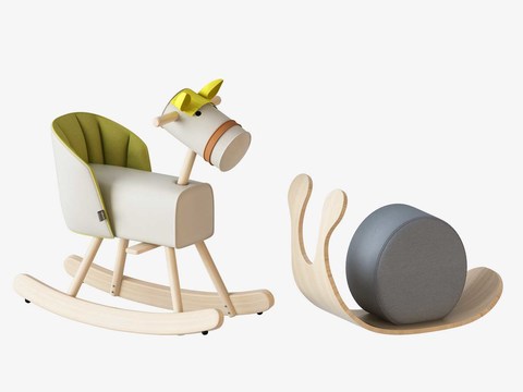 Modern Children's Trojan Rocking Chair