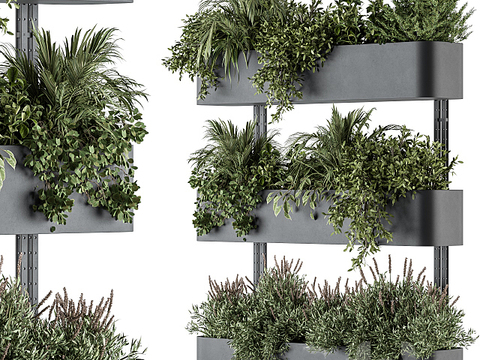 Wall decoration potted plant free