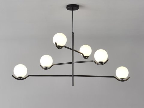 Multi-head chandelier free