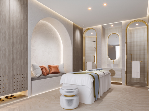 Modern Affordable Luxury Style SPA Beauty Care Room