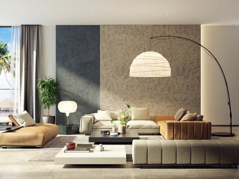 Italian Minotti modern sofa combination