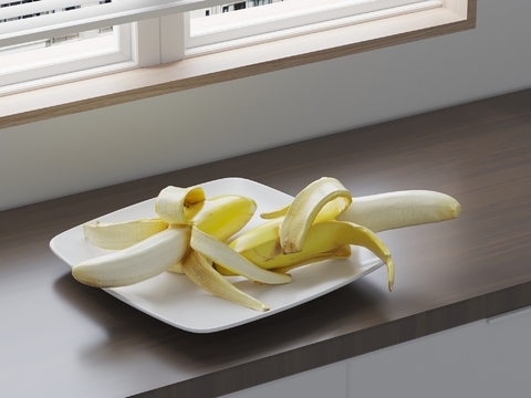 Modern Banana Fruit Plate