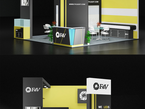 Modern product booth