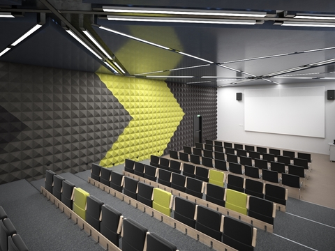 Modern lecture hall conference room