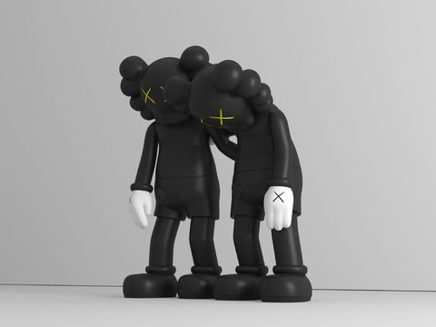 modern kaws doll toy