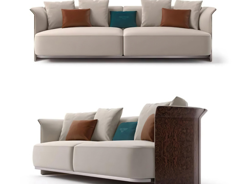 BENTLEY modern fabric double sofa