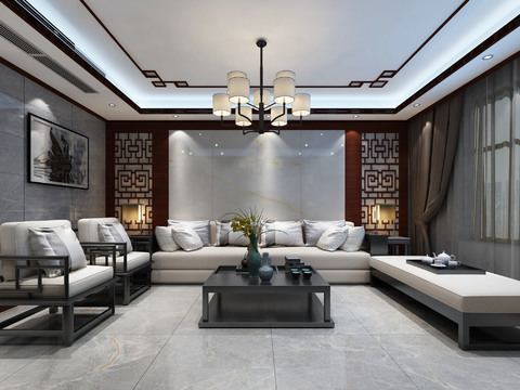 Chinese Living Room Dining Room Free