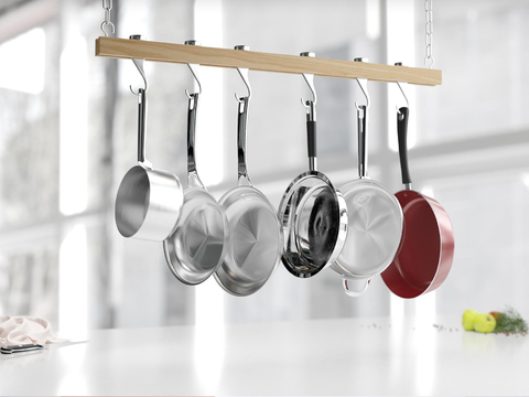 Modern pot and spoon Kitchenware