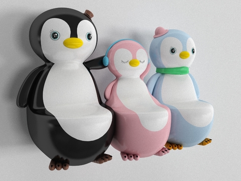 Modern Penguin Children's Chair Free