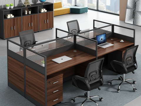 Modern Card Office Desk and Chair