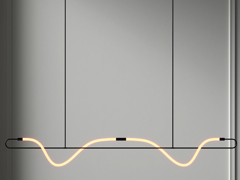 Linear chandelier