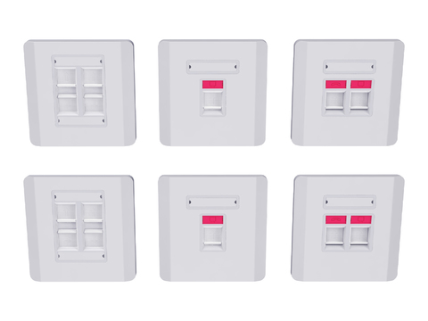 Network socket network cable panel