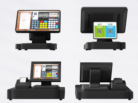 Modern Touch Screen Cash Register