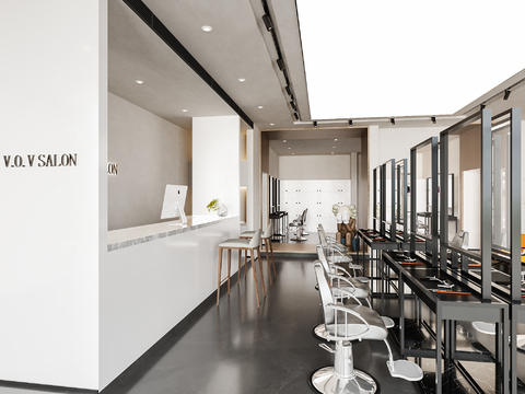 Modern Barber Shop Hairdressing Shop