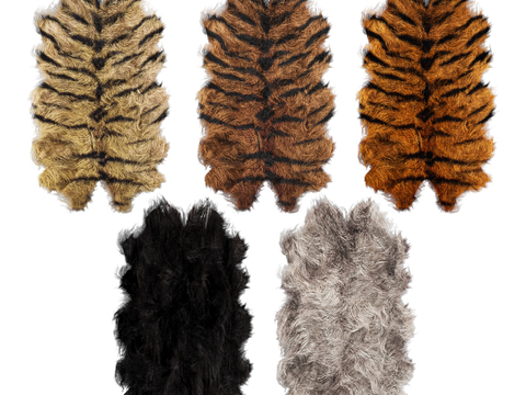 Modern animal skin plush carpet