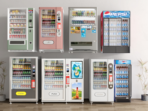 Modern Snack Drink Vending Machine