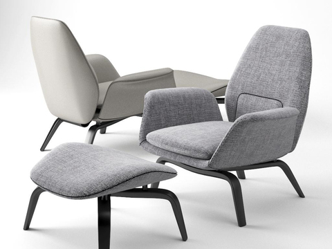 Minotti modern lounge chair