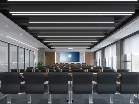 Modern conference room report hall