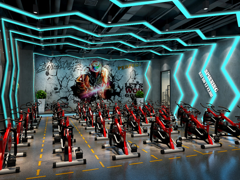 Modern Spinning Gym