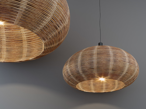 Nordic Bamboo Chandelier