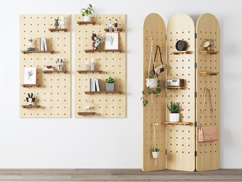 Nordic Hole Board Storage Cabinet