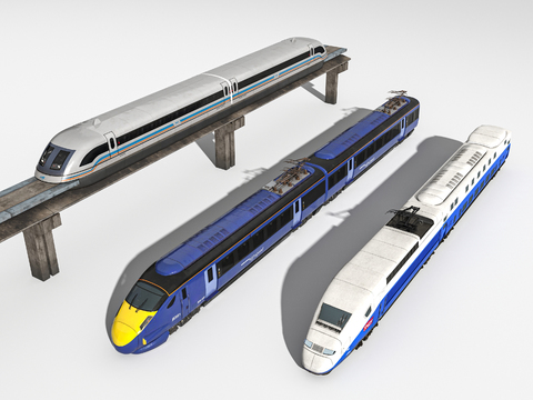 modern high-speed rail maglev train