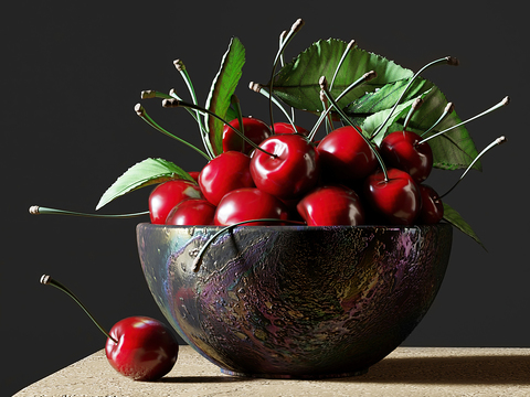 Fruit Fruit Plate Cherry